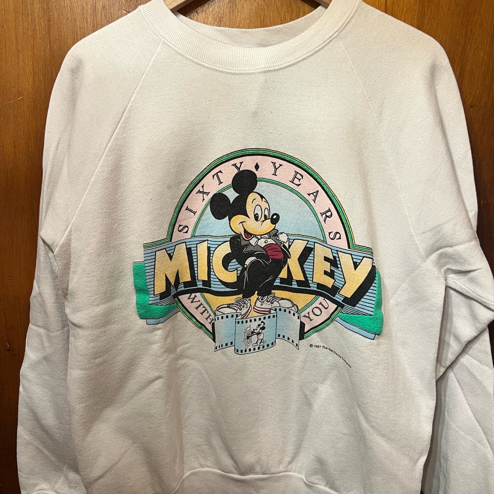 Vintage 1987 Mickey Crewneck Sweatshirt